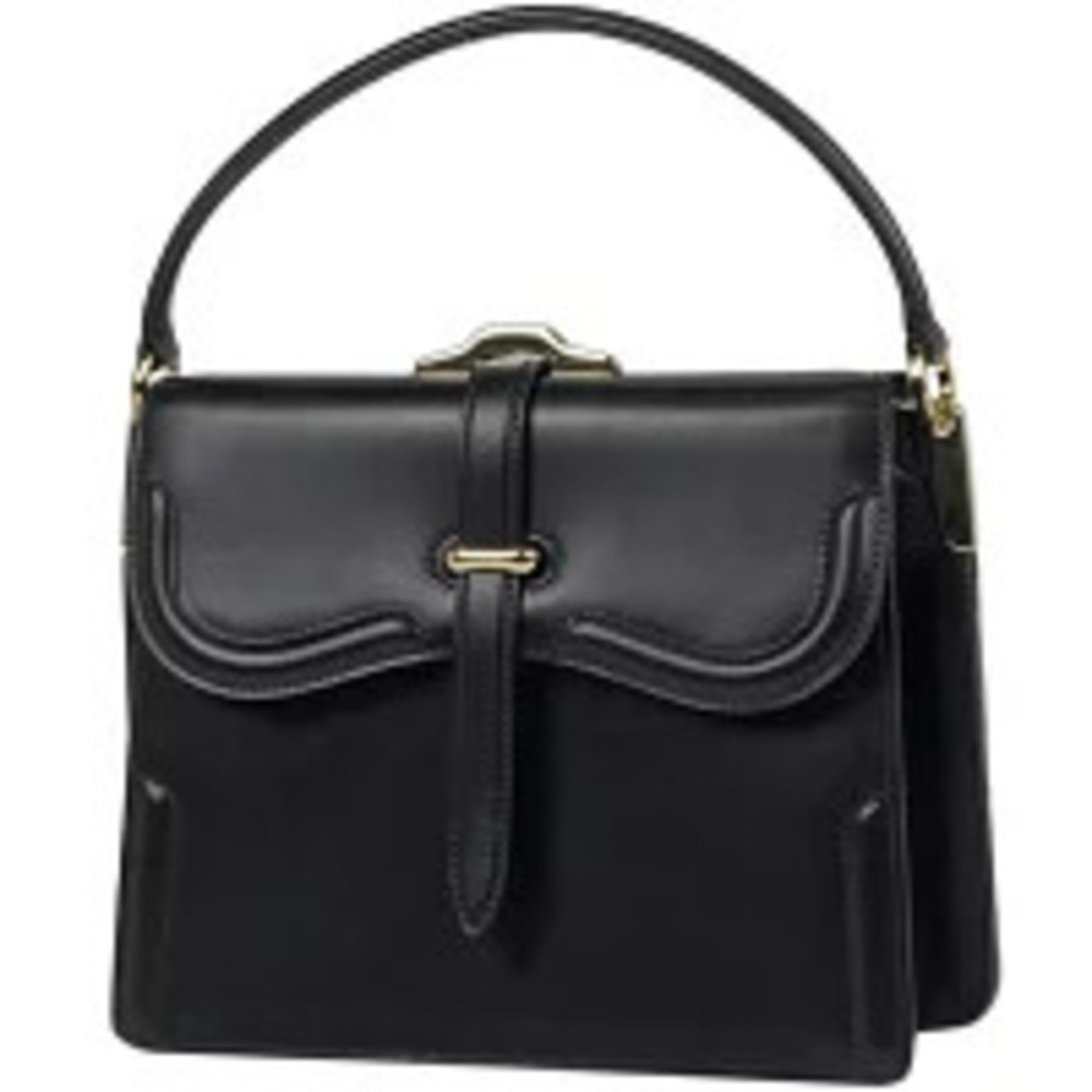 Prada Handbag Double Face Leather Nero Black